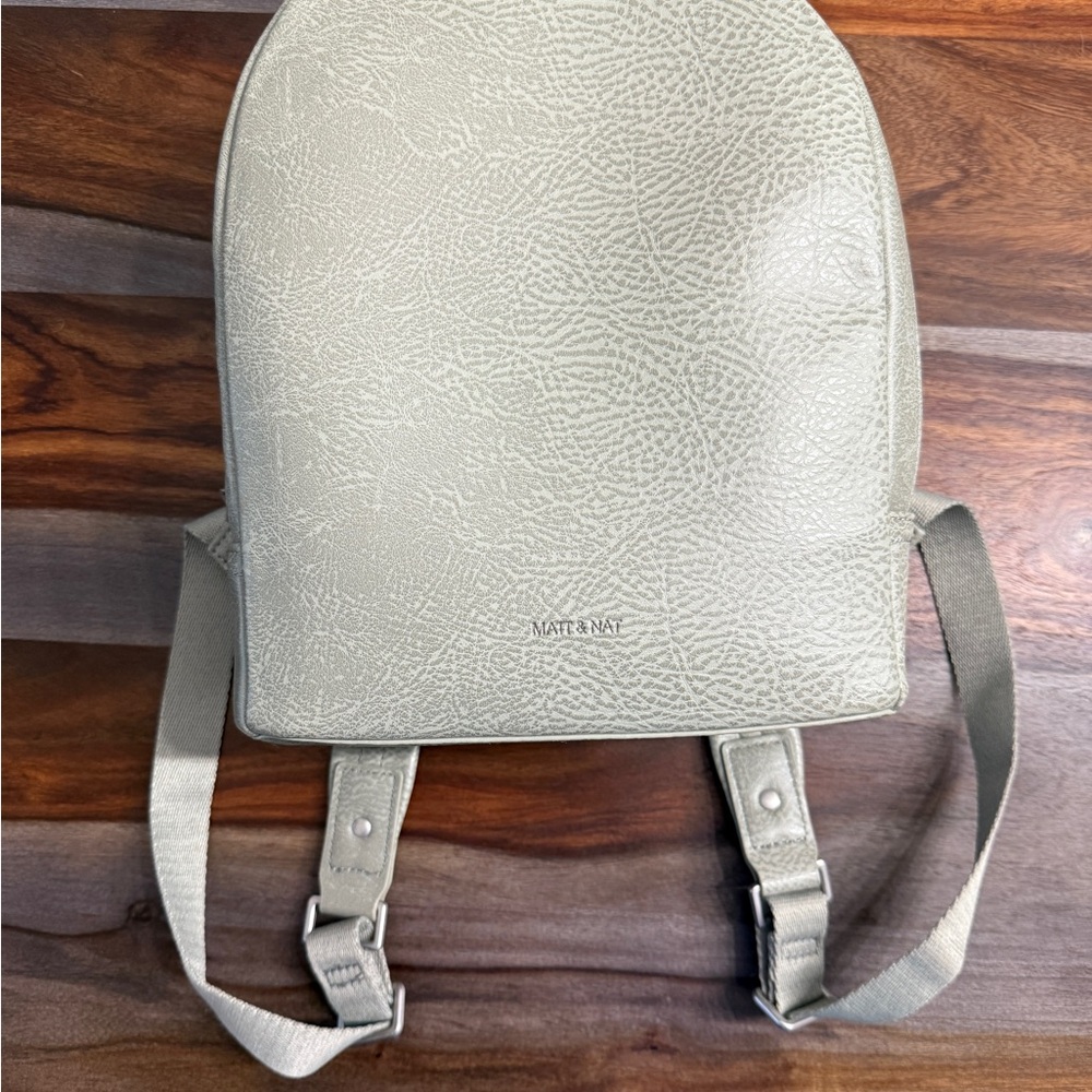 Matt & Nat Green “Olly” Mini Backpack Purse